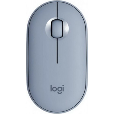 Logitech Pebble M350 Wireless Mouse Blue Grey (910-005719)