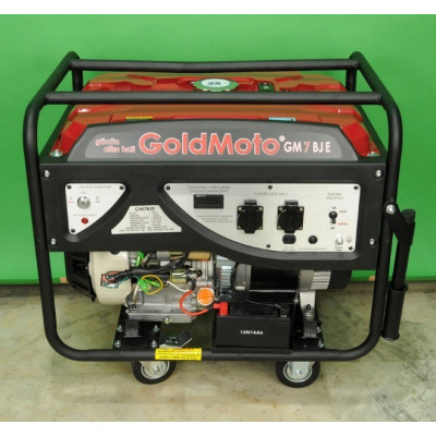 Бензиновий генератор GoldMoto GM7BJE потужністю 6,6 кВА