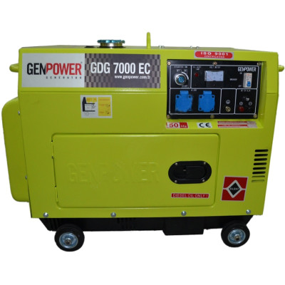 Дизельний генератор Genpower GDG 7000 EC