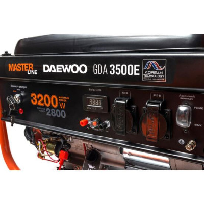 Бензиновый генератор Daewoo Power GDA 3500E