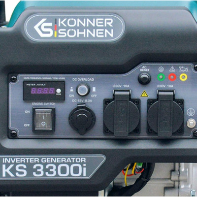 Инверторный бензиновый генератор Konner&Sohnen KS 3300i