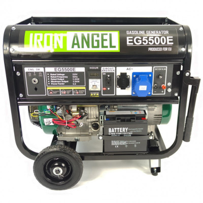 Бензиновый генератор Iron Angel EG 5500 E (2001118)