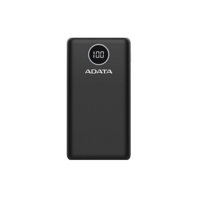 Внешний аккумулятор (павербанк) ADATA Powerbank P20000QCD 20000mAh QC/PD black (AP20000QCD-DGT-CBK)