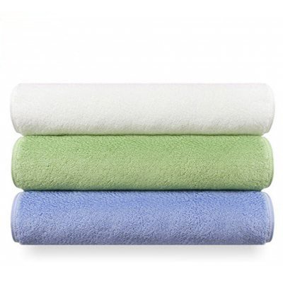 ZSH Face & Bath Towels White, Blue (NJL4017RT)
