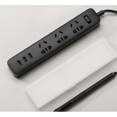 Сетевой фильтр-удлинитель Xiaomi Mi Power Strip 3 розетки + 3 USB-port Black (NRB4002CN, NRB4015CN)