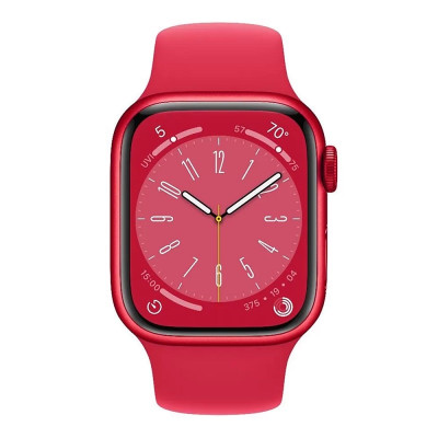 Apple Watch Series 8 GPS 41mm PRODUCT RED Aluminum Case w. PRODUCT RED S. Band (MNP73, MNUG3)