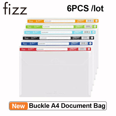Xiaomi Fizz File Office Storage Bag A4 Buckle Type File Bag 6 Pack
