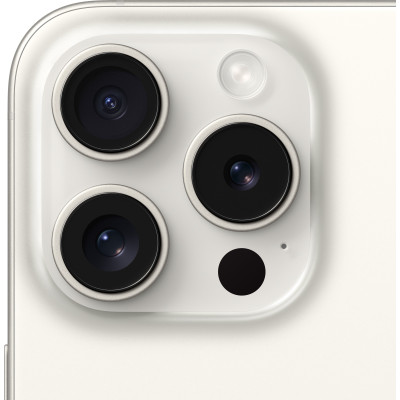 Apple iPhone 15 Pro Max 256GB eSIM White Titanium (MU673)