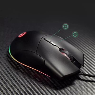 Игровая мышь Xiaomi Ningmei Wired Gaming Mouse GM55 Black