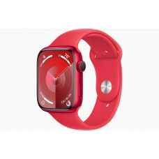 Apple Watch Series 9 GPS 41mm PRODUCT RED Alu. Case w. PRODUCT RED Sport Band - S/M (MRXG3)