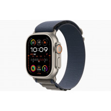 Apple Watch Ultra 2 GPS + Cellular 49mm Titanium Case with Blue Alpine Loop - Medium (MREP3)