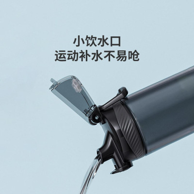 Бутылка для воды Xiaomi Quange Full sports cup black Pc Material 480ml (6972229764961)