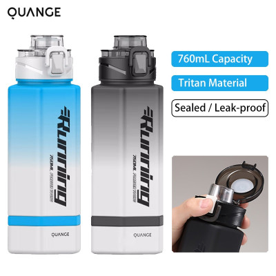 Бутылка для воды Xiaomi Quange Large Capacity Tritan Water Cup 760ml Black/Blue (6972229764909)