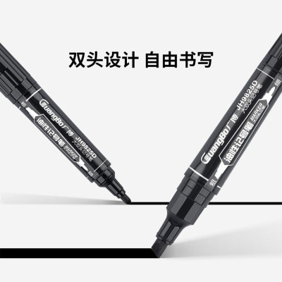 Набор маркеров Xiaomi Youpin Guangbo Large Double-Ended Permanent Markers 10pcs set (6922711087115)