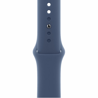 Apple Watch Series 10 GPS 46mm Silver Alu. Case w. Denim Sport Band - M/L (MWWM3)