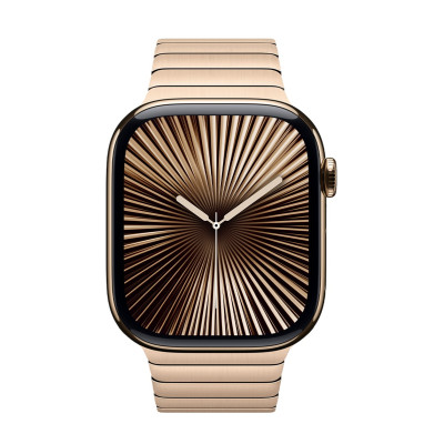 Apple Watch Series 10 GPS + Cellular 42mm Gold Titanium Case w. Gold Link Bracelet (MX0N3+MXMC3)