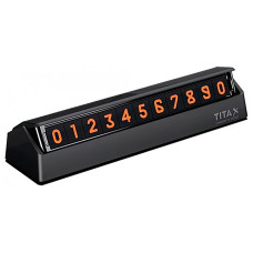 Парковочная Карта Xiaomi Youpin TITA Code Metal Temporary Parking Plate Classic (6975339540043)