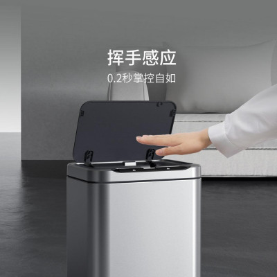 Автоматическое Мусорное Ведро Xiaomi Youpin Flower Stainless Steel Smart Sensor Trash Can 13L (GB227/6941797701791)