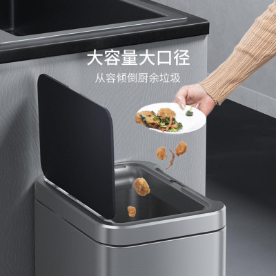 Автоматическое Мусорное Ведро Xiaomi Youpin Flower Stainless Steel Smart Sensor Trash Can 13L (GB227/6941797701791)