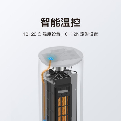 Напольный вентилятор/Обогреватель Xiaomi Mijia Two Seasons DC Inverter Tower Fan Dark Grey (BHR5279CN)