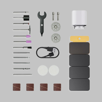 Гравер Xiaomi Youpin Hoto Electric Grinding Set Black (HTE0022GL)