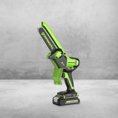 Электропила Xiaomi Youpin Greenworks 24V 6-inch Mini Brushless Electric Chain Saw (6952909091259)