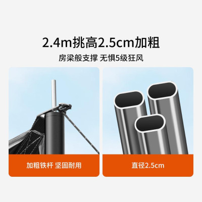 Тент/Навес для Кемпинга Xiaomi Youpin 8H Outdoor Camping Butterfly Vinil Sunscreen Tent (520x436,3x240) (3273923)