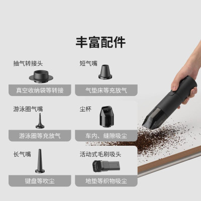 Портативный Пылесос/Компрессор Xiaomi Youpin Hoto Car Handled Multifunctional Vacuum Cleaner (HOE0001CN)