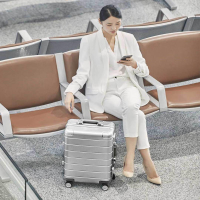 Чемодан Xiaomi Mijia Metal Suitcase 2 Silver (BHR4012CN)