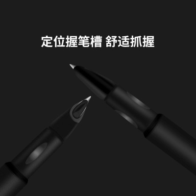 Перьевая Ручка Xiaomi Youpin Lampo Simple Metal Fountain Pen Black (3208550)