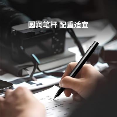 Перьевая Ручка Xiaomi Youpin Lampo Simple Metal Fountain Pen Black (3208550)