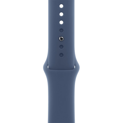 Apple Watch SE 2 GPS 40mm Silver Aluminium Case w. Denim Sport Band - S/M (MXEC3)