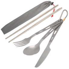 Набор Столовых Приборов Xiaomi Youpin NieQu Pure Titanium Tourist 4 pcs Set (3282869)