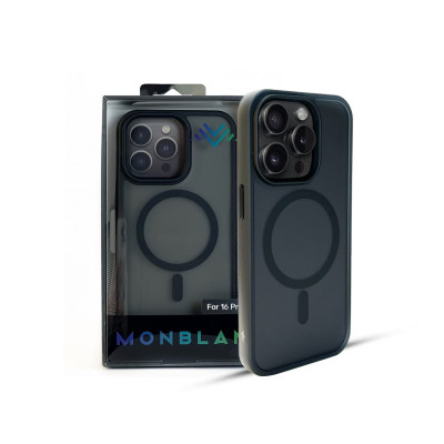 Чохол Monblan для iPhone 16 Pro [MMMt16P] Magnetic Matte Series (Black)