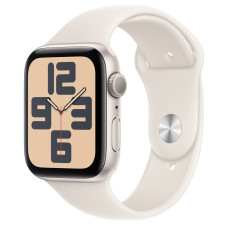 Apple Watch SE 2 GPS 44mm Starlight Aluminium Case w. Starlight Sport Band - M/L (MXEV3)