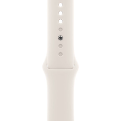 Apple Watch SE 2 GPS 44mm Starlight Aluminium Case w. Starlight Sport Band - M/L (MXEV3)