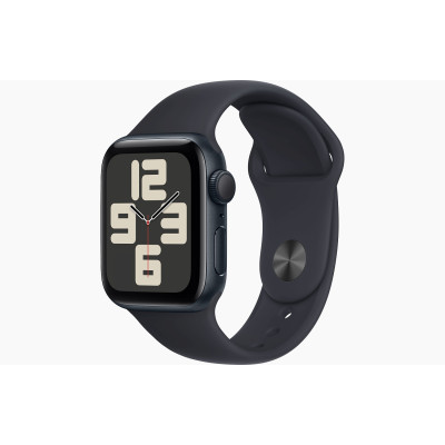 Apple Watch SE 2 GPS 40mm Midnight Alu. Case w. Midnight Sport Band - S/M (MXE73)