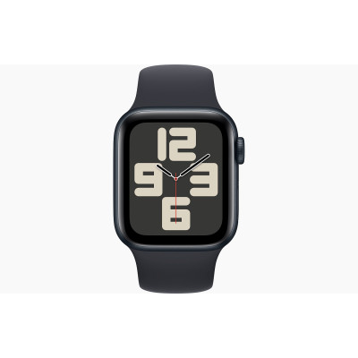 Apple Watch SE 2 GPS 40mm Midnight Alu. Case w. Midnight Sport Band - S/M (MXE73)