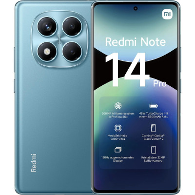 Xiaomi Redmi Note 14 Pro 12/512GB Ocean Blue EU
