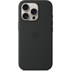 Apple iPhone 16 Pro Max Silicone Case with MagSafe - Black (MYYT3) Copy