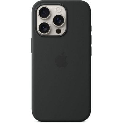 Apple iPhone 16 Pro Silicone Case with MagSafe - Black (MYYJ3) Copy