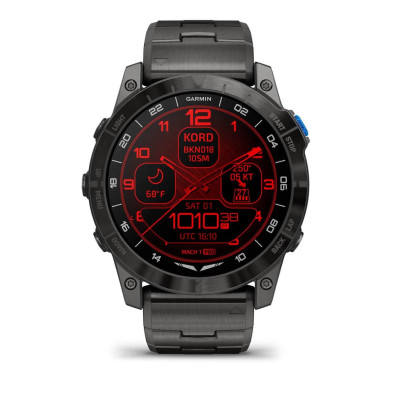 Garmin D2 Mach 1 Pro with Vented Titanium Bracelet (010-02804-80/81)