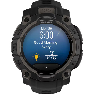 Garmin Instinct 3 45mm AMOLED Black with Black Band (010-02936-00)
