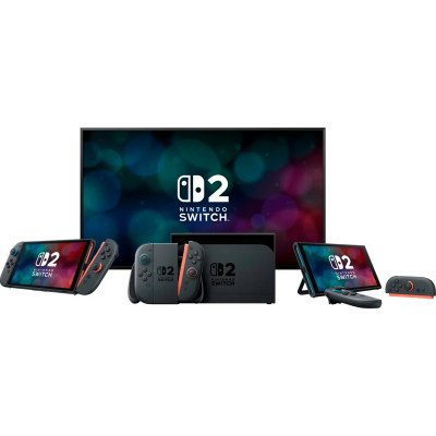 Nintendo Switch 2 Black Mario Kart World Bundle (0045496321529)