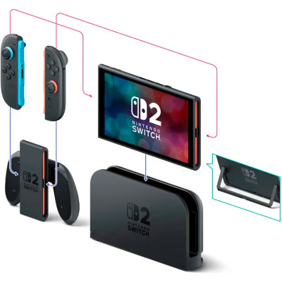 Nintendo Switch 2 Black Mario Kart World Bundle (0045496321529)