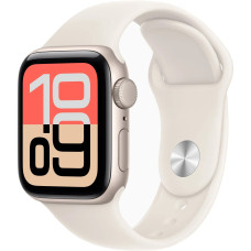Apple Watch SE 3 GPS 44mm Starlight Alu. Case w. Starlight S. Band - M/L (MEHJ4)