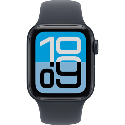 Apple Watch SE 3 GPS 44mm Midnight Alu. Case w. Midnight S. Band - S/M (MEHN4)