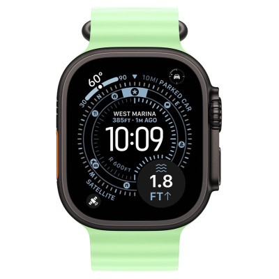 Apple Watch Ultra 3 GPS + Cellular 49mm Black Tit. Case w. Neon Green O. Band (MF254+MGCL4)