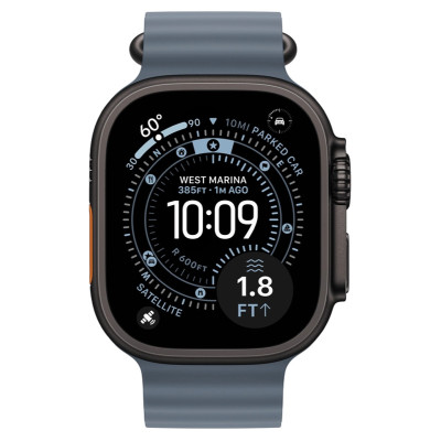 Apple Watch Ultra 3 GPS + Cellular 49mm Black Tit. Case w. Anchor Blue O. Band (MF254+MGCJ4)