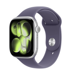 Apple Watch Series 11 GPS 42mm Silver Alu. Case w. Purple Fog S. Band - M/L (MEU74)
